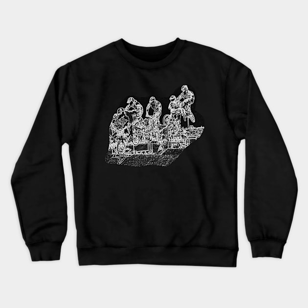 bmx Crewneck Sweatshirt by rickylabellevie